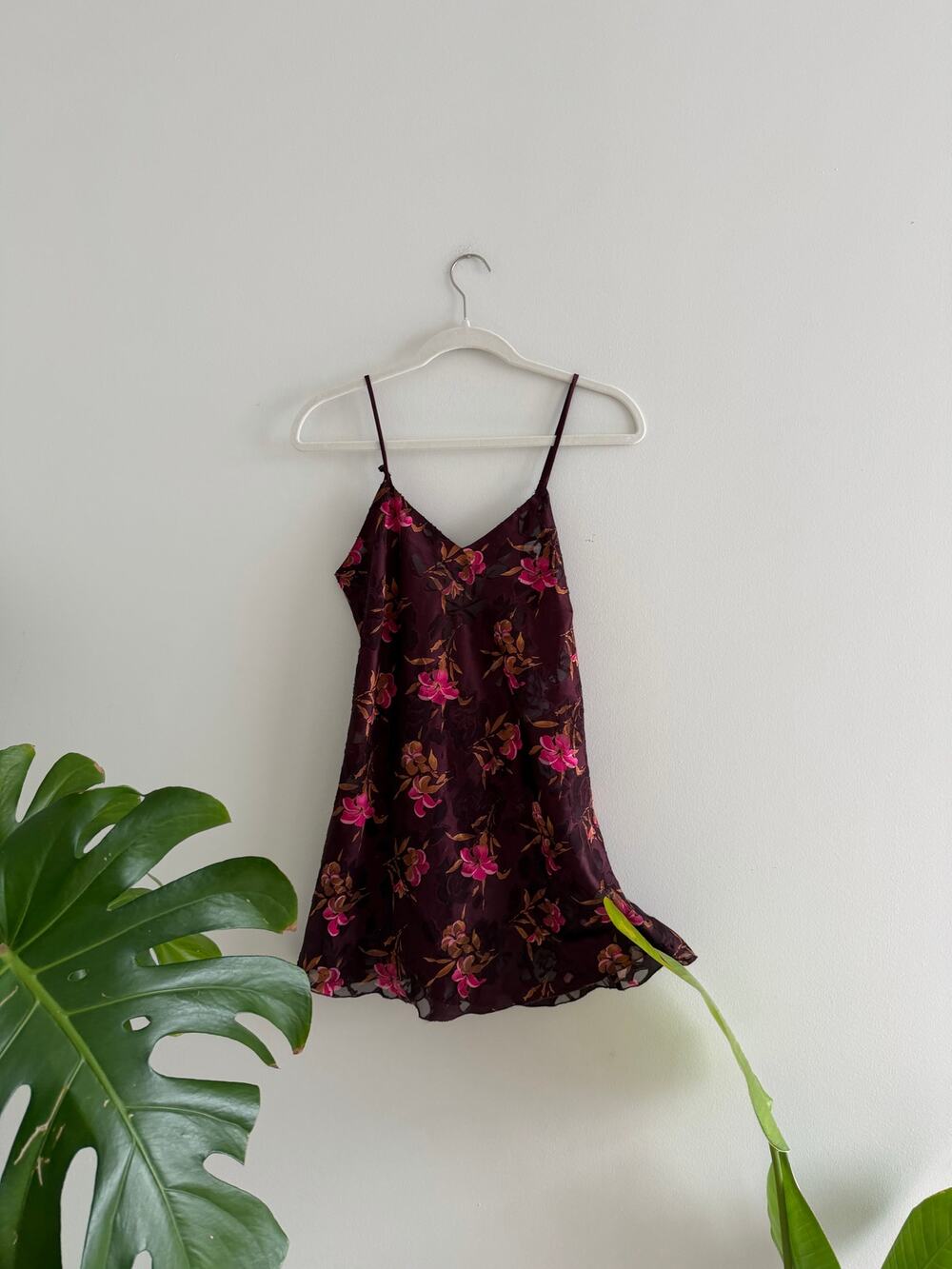 vintage victorias secret floral bow slip | petite